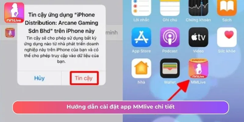 Cài đặt app MMlive nhanh chóng và chi tiết